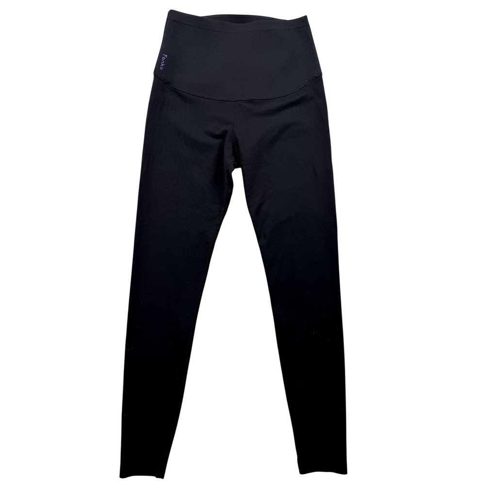 FANKA Body Sculpt Compression Leggings M Black High Rise Back Pockets Lift Curve
